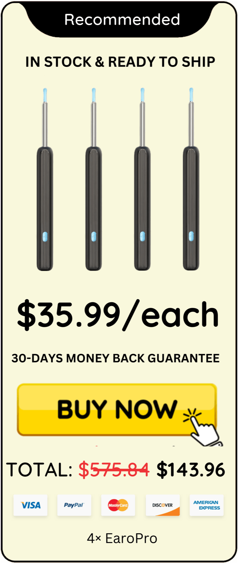 EaroPro offer package price 